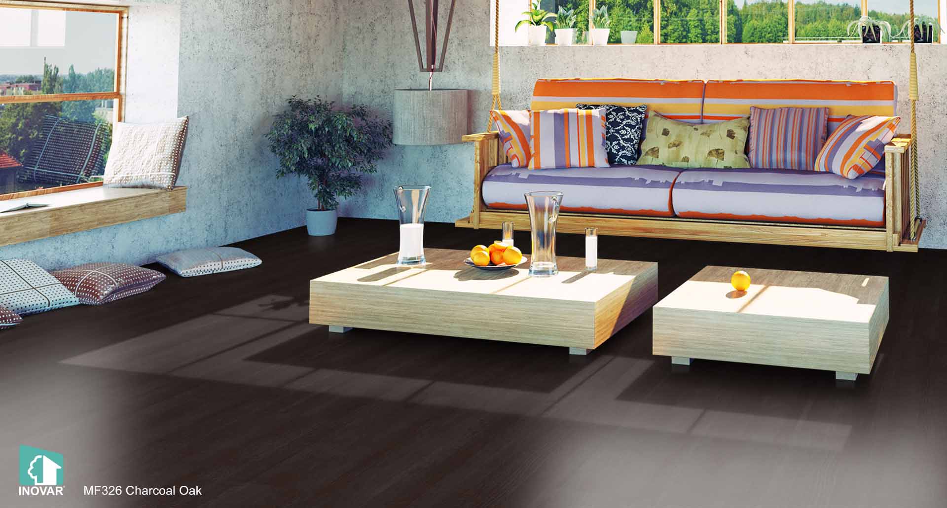 MF326 Charcoal Oak