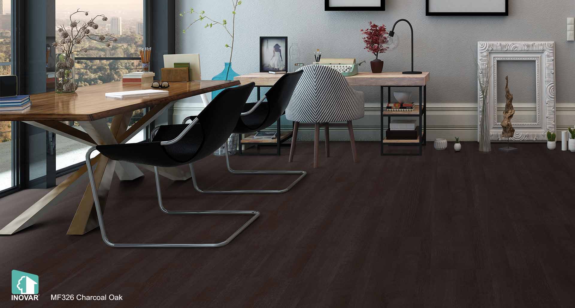 MF326 Charcoal Oak